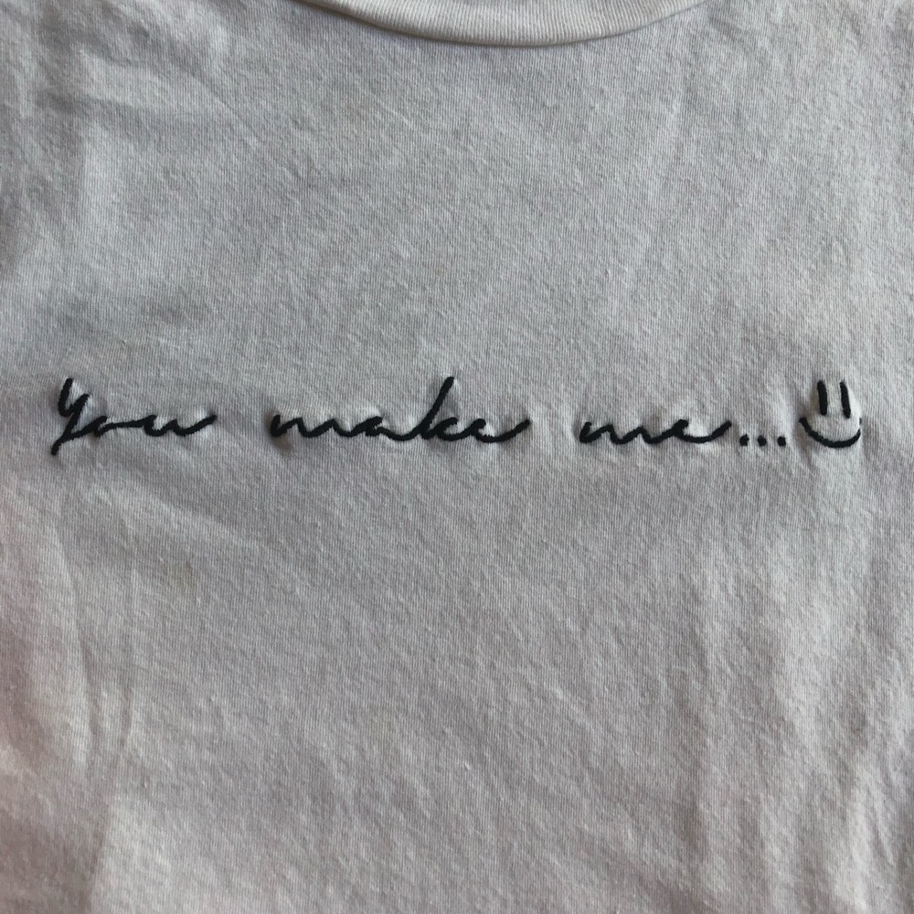 ‘You make me smile’ TopShop top!